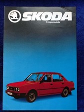 Skoda 105 S L GL 120 L LS GLS Brochure 3.1982