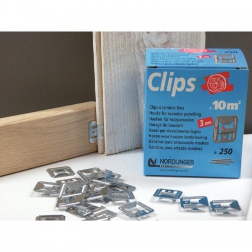 Clips fixation pour - de, lambris