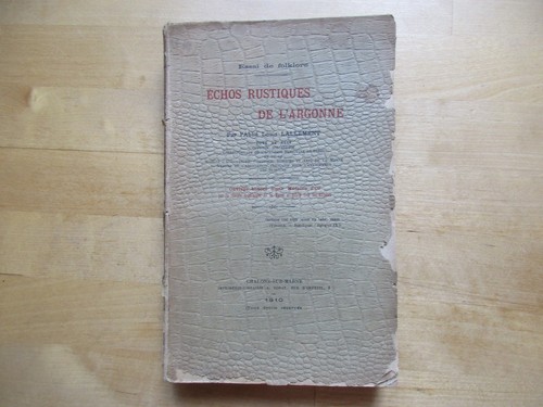 Etude rustiques argonne - etude,