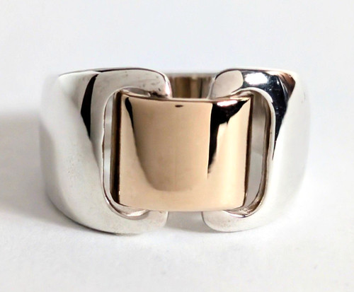 Bague combinée vintage - , hermes