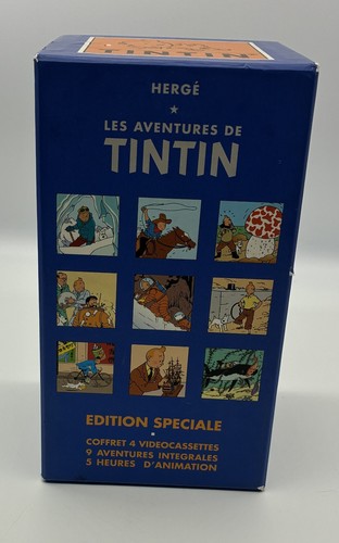 Tintin coffret vhs édition - tintin,
