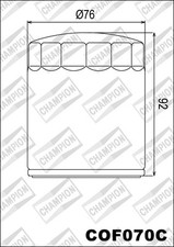 COF070C Filtre Huile CHAMPION