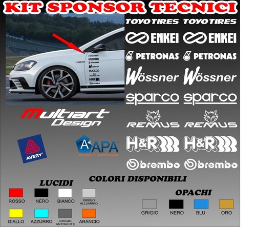 Set sponsor techniciens - sponsor,