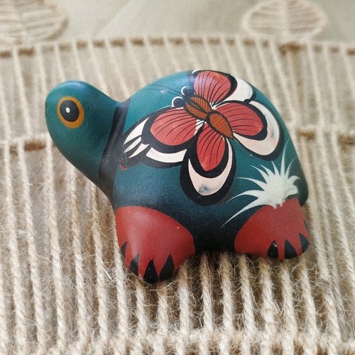 Figurine tortue terre cuite - figurine,