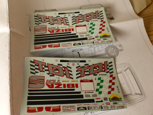 Decals for seat ibiza - for,