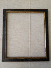 frame napoleon III foliage 34 cm x 30 wood lacquered gilded frame painting engraving