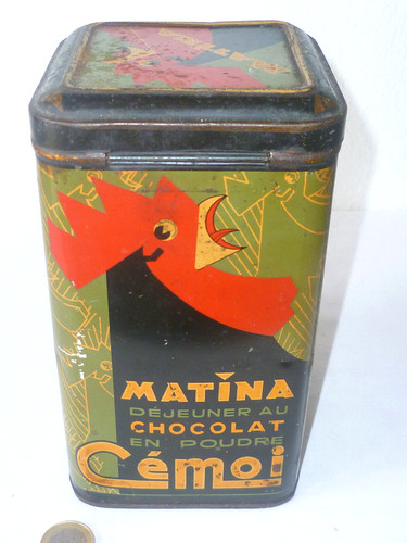 Ancienne boite tôle - boite,