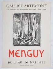[AFFICHE D'ART] MENGUY : Voiles noires en étoiles #Artemont #Paris, 1962