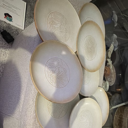 Lot 9assiettes rondes - de,
