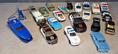 Lot voitures police - voitures,