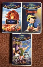 Lot de 3 VHS Disney