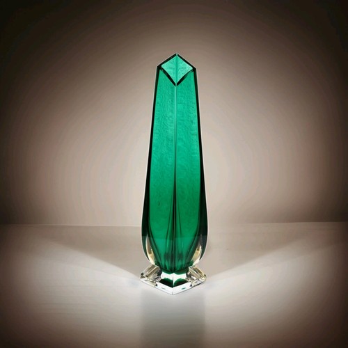 Vase sommerso murano - sommerso, vert
