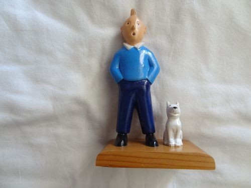 Statuette artisanale tintin - statuette, en