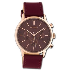Oozoo Montre Femme Weinrot