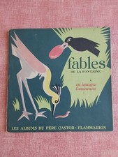 BELVÈS / 10 FABLES DE LA FONTAINE en images lumineuses /Père Castor 1950