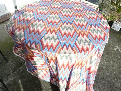 Tissu vintage ancien - ancien, coton