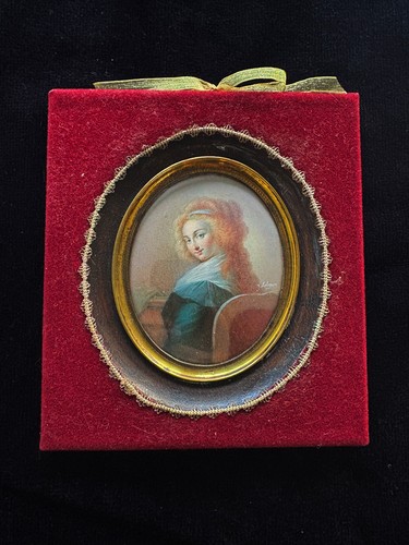 Portrait miniature vigée - , le