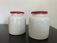 2 pots à moutarde vintage en