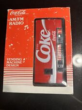 ✅🇫🇷 Radio Distributeur Coca Cola Neuf Collector Objet Publicitaire Vintage