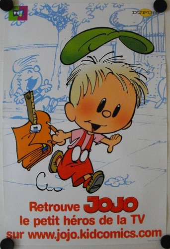 Affiche dessin animé jojo - animé,