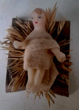 Ancien Santon  en Cire Jésus