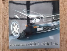 MASERATI 430 & 430 4 V BROCHURE DEPLIANT 8 PAGES Français ALLEMAND ETAT NEUF
