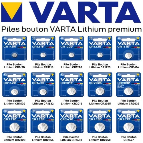 Piles boutons varta cr2032 - piles,