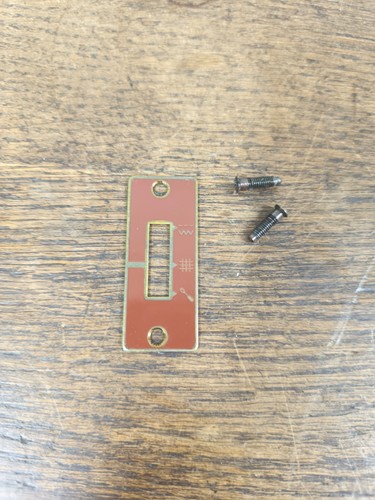 Plaque métal pour - ,
