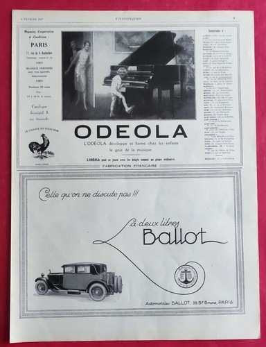Publicité presse piano - publicité, presse: