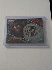 Zenka Spider Man 60th Amazing Years Anniversary Coin Card /98 SPM01- SL07
