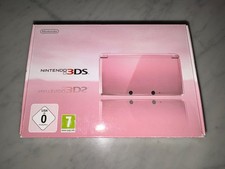 CONSOLE NINTENDO 3DS CORAL PINK ROSE CORAIL EDITION EURO TRES BON ETAT