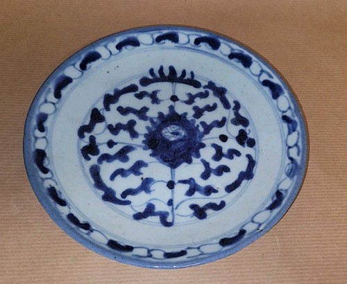 Assiette chinoise ancienne - chinoise, en
