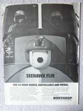 10/1983 PUB NORTHROP SIKORSKY SEAHAWK HELICOPTER US COAST GUARD FLIR ORIGINAL AD