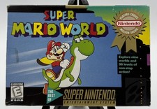 Super Mario World Player’s Choice Edition - Super Nintendo SNES - Complete CIB