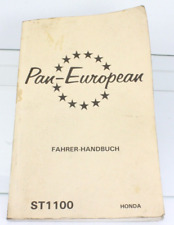 Honda ST 1100 ST1100 Pan European Owners Manual Drivers Manual