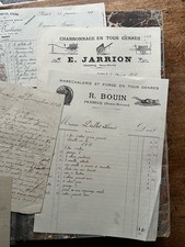Livre de compte Maréchal Ferrant, Forge R Bouin Prahecq Niort,manuscrits,facture