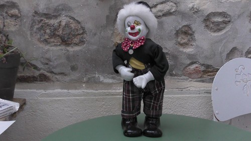 Automate clown animé - , et