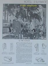 PUBLICITE NOTES D'ELEGANCE AU