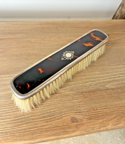 Brosse ancienne écaille - , et