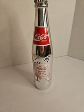 Coca Cola Bottle Chrome Collectors Club Intl 10oz 