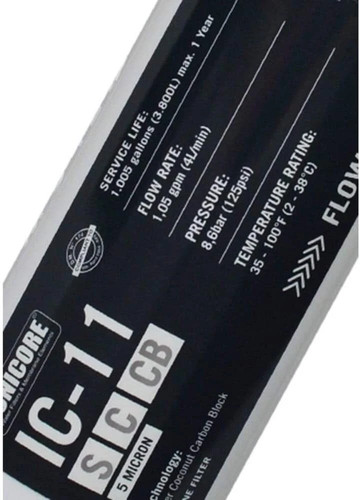 Filtre ligne bloc carbone - ligne,