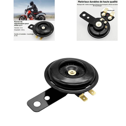 Klaxon moto 12v universel 105 - klaxon,