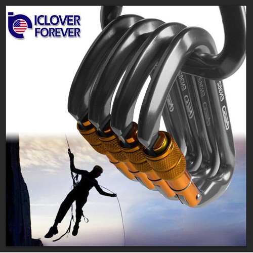 Aluminum carabiner 30kn screw - 30kn,