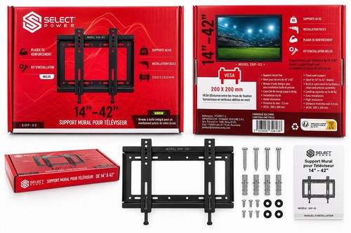 Support mural fixe select - tv,