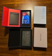 iBasso DX180 Digital Audio Player Black with Green Leather Case Bundle