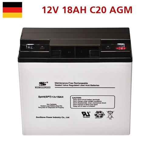 Batterie agm plomb 12v - batterie, 18ah