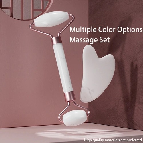 Jade roller visage gua - jade, sha