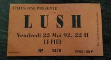 ticket billet used stub place