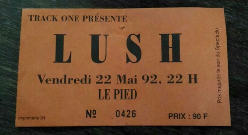 Ticket billet used stub - billet, place