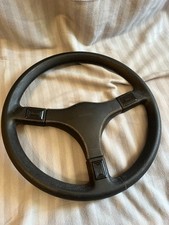 Italvolanti Formel 2000 leather 3 spoke steering wheel (rarer than momo, nardi)